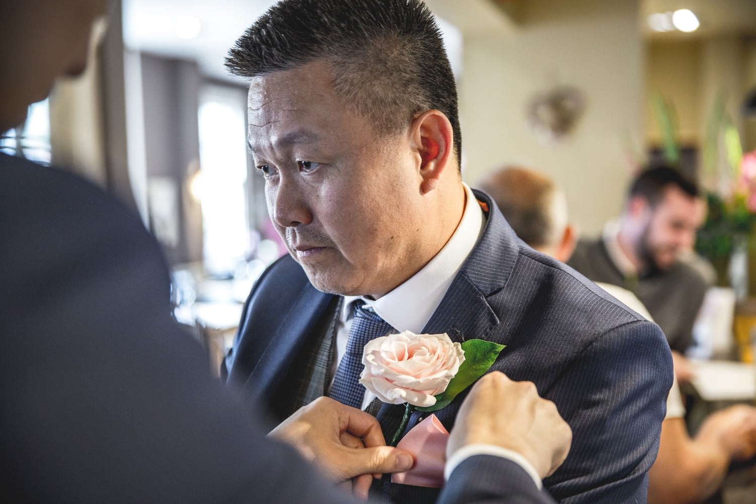 Relaxed wedding photography at Belair House, London