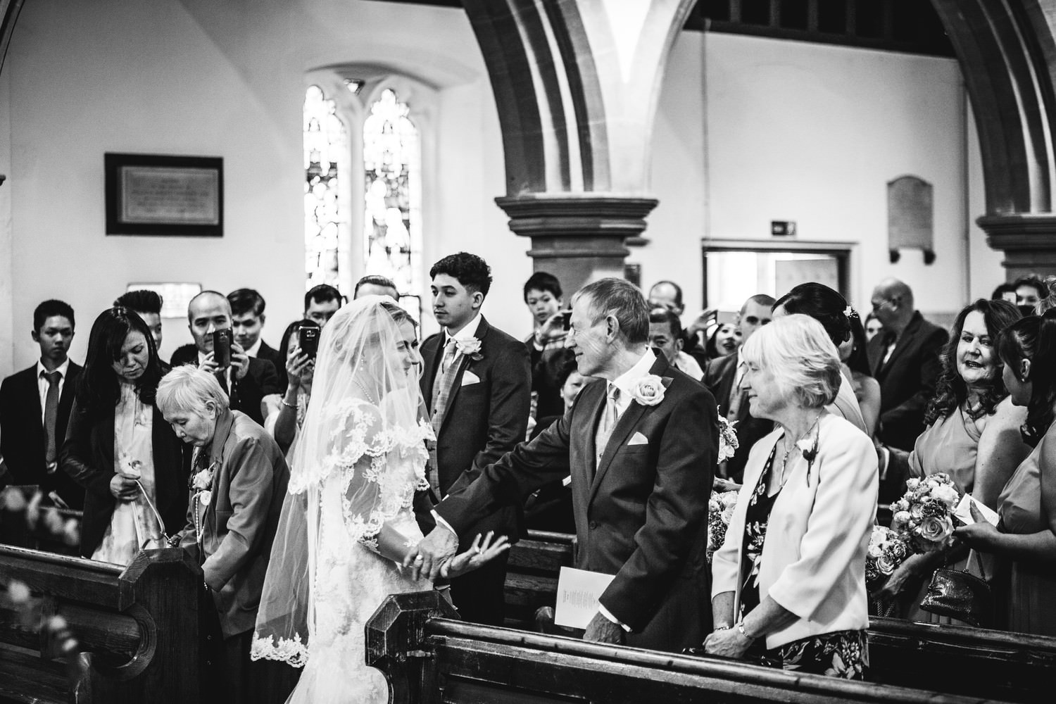 Relaxed wedding photography at Belair House, London