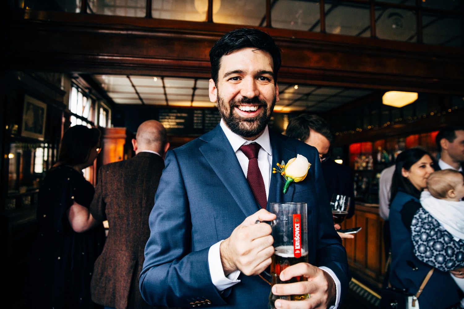 Relaxed urban wedding photography at The Old Church, Stoke Newington, London