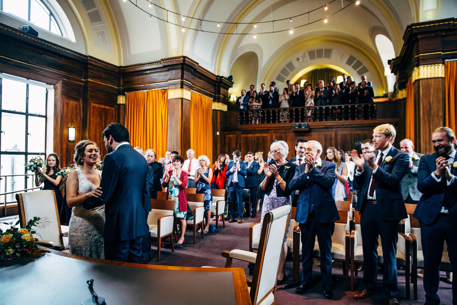 Relaxed urban wedding photography at The Old Church, Stoke Newington, London