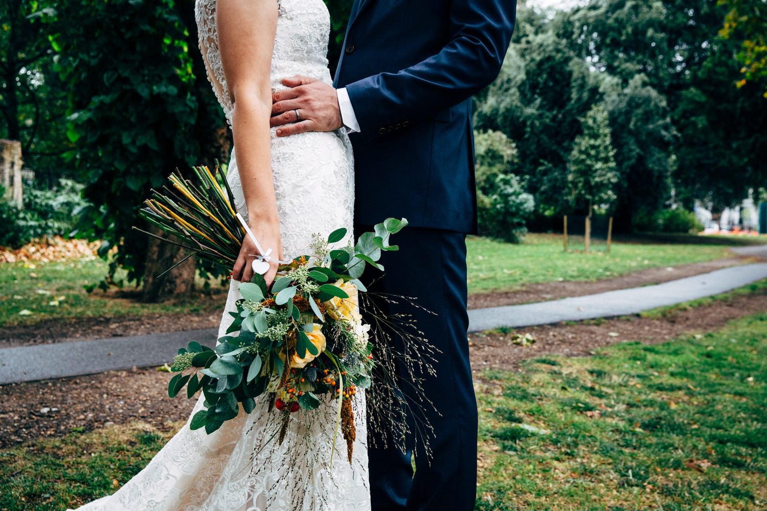 Relaxed urban wedding photography at The Old Church, Stoke Newington, London