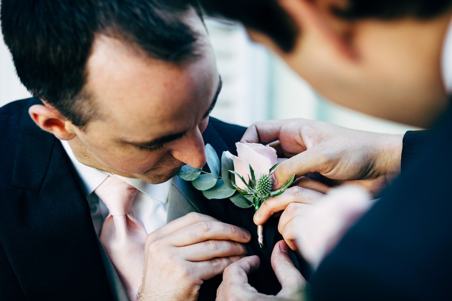 Relaxed wedding photography at a Deer Park Country House Hotel, Devon church wedding