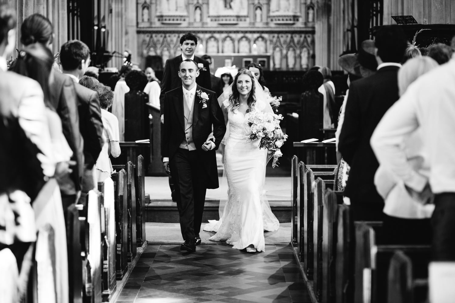 Relaxed wedding photography at a Deer Park Country House Hotel, Devon church wedding