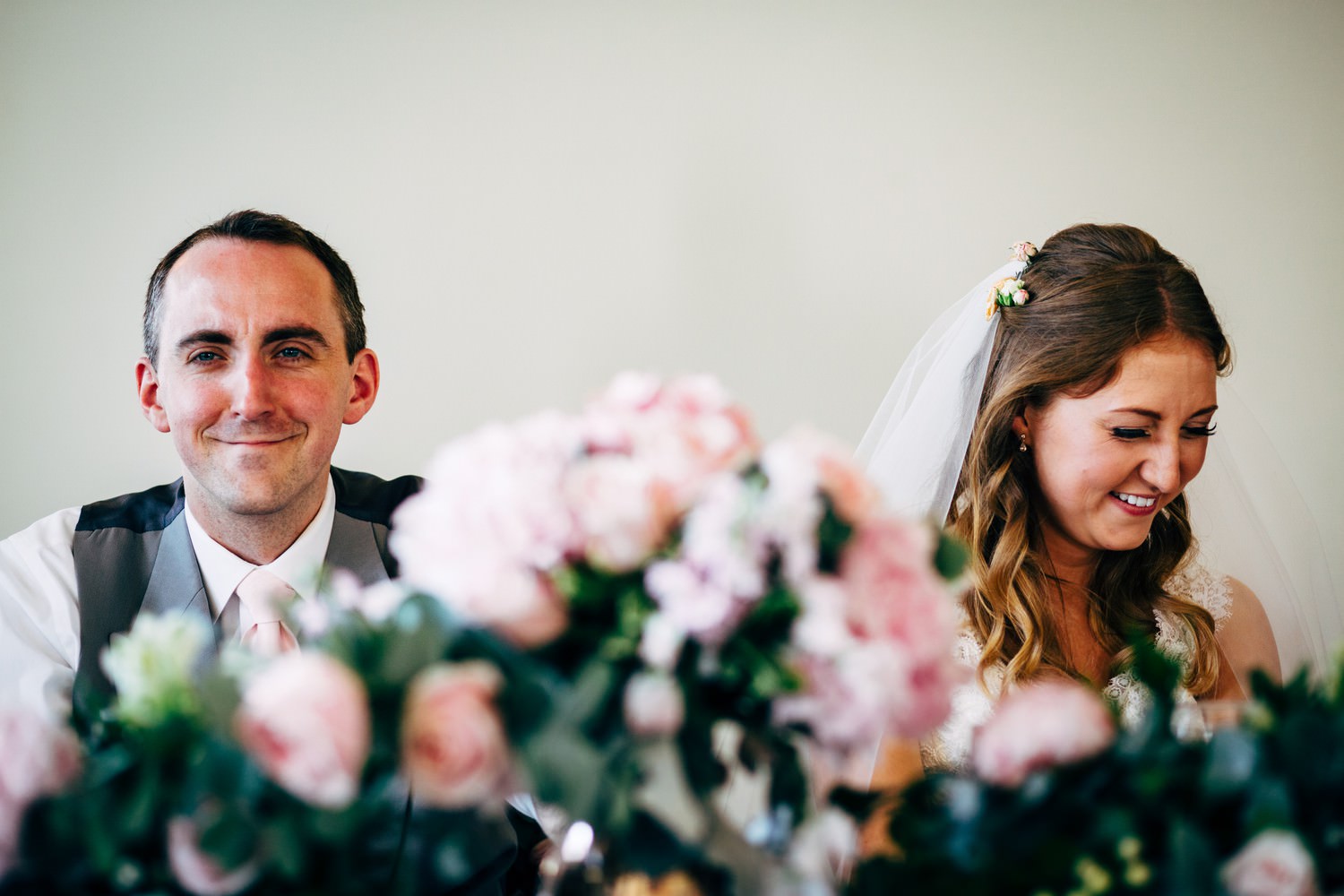 Relaxed wedding photography at a Deer Park Country House Hotel, Devon church wedding