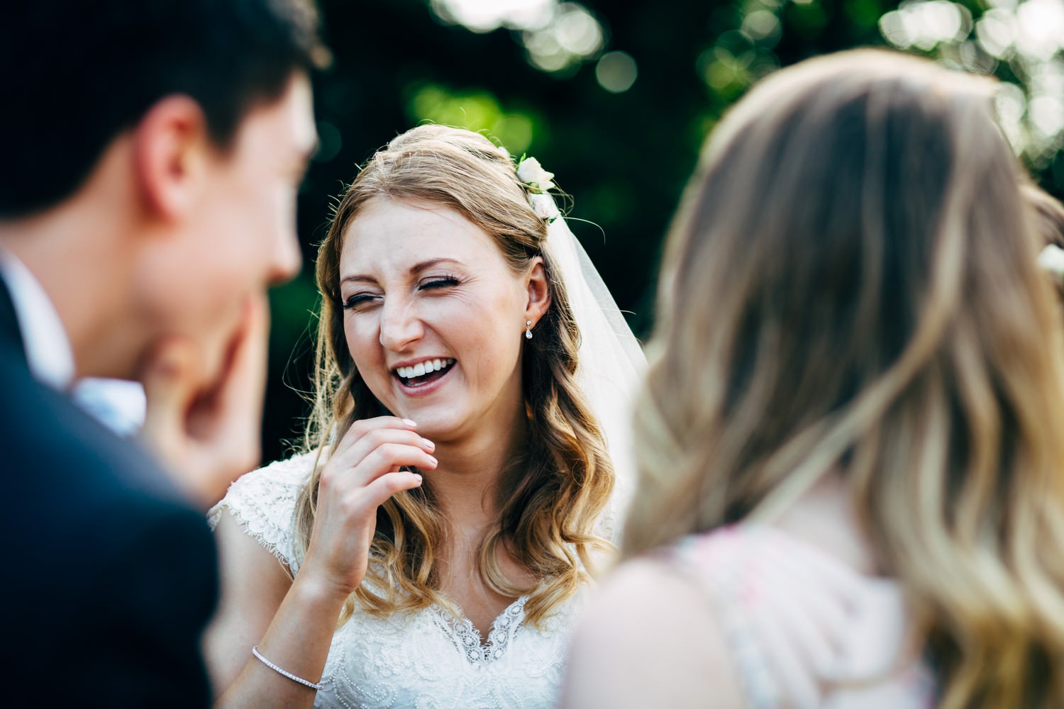 Relaxed wedding photography at a Deer Park Country House Hotel, Devon church wedding
