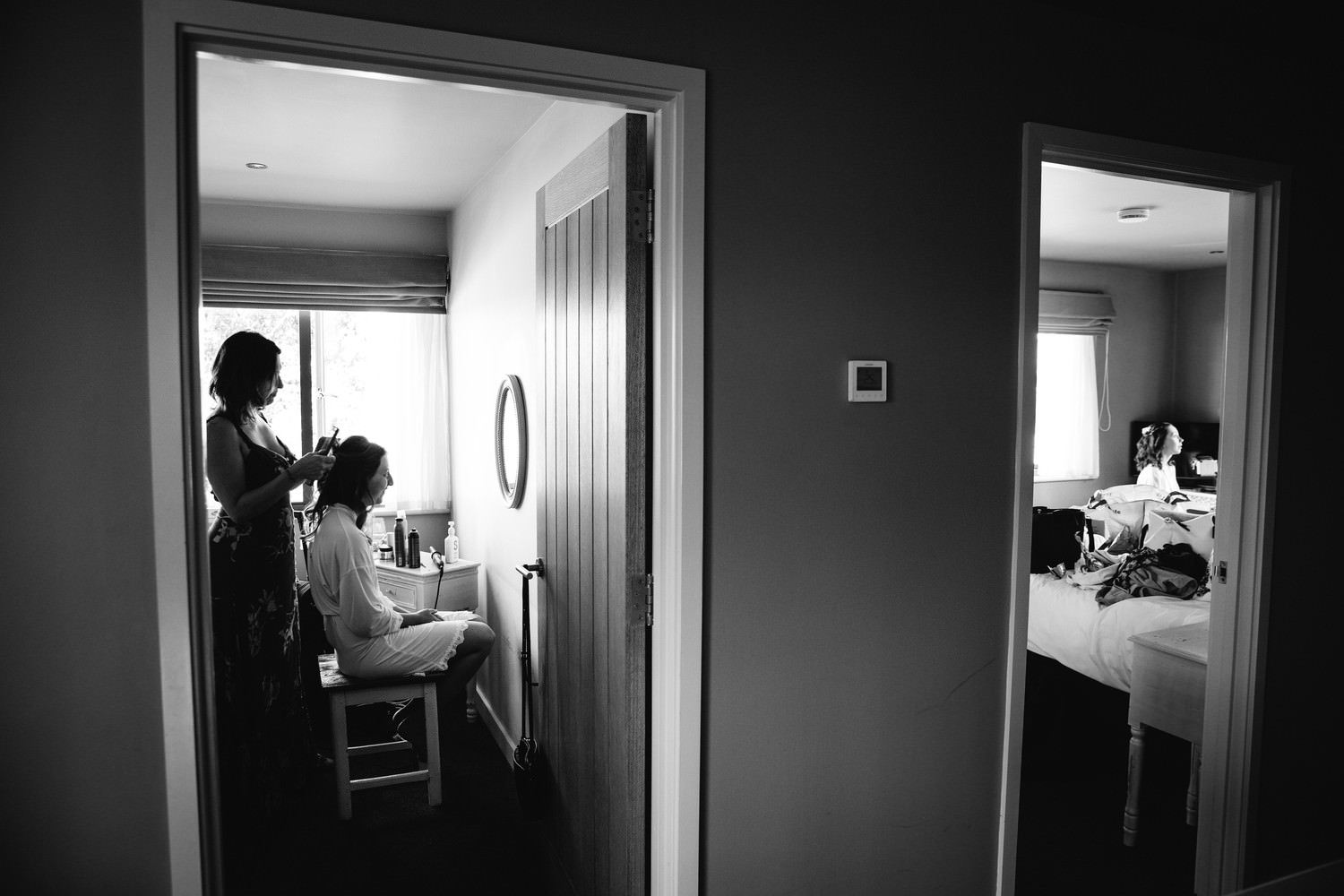 Relaxed wedding photography at a Deer Park Country House Hotel, Devon church wedding