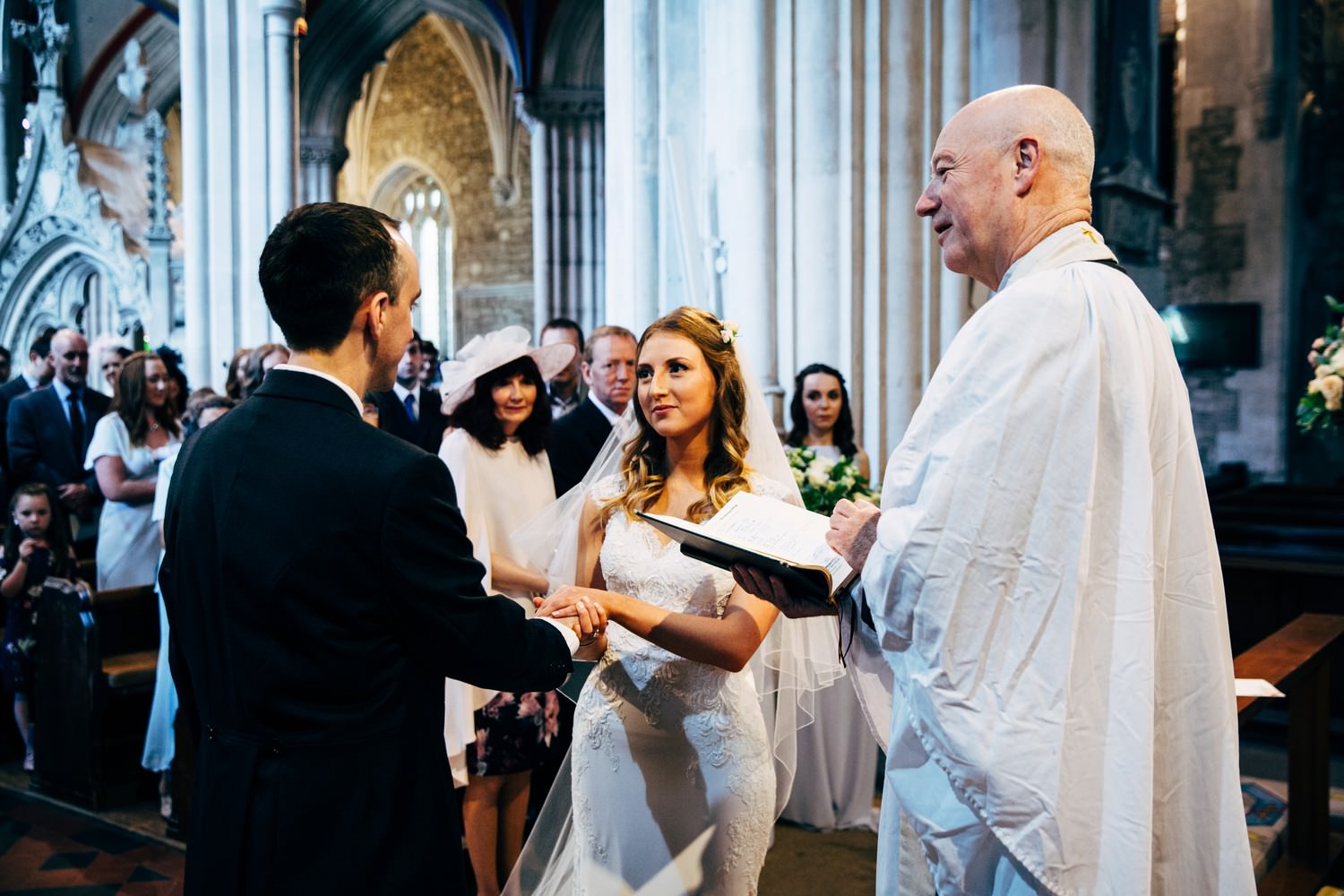 Relaxed wedding photography at a Deer Park Country House Hotel, Devon church wedding