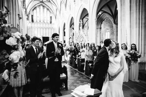 Relaxed wedding photography at a Deer Park Country House Hotel, Devon church wedding