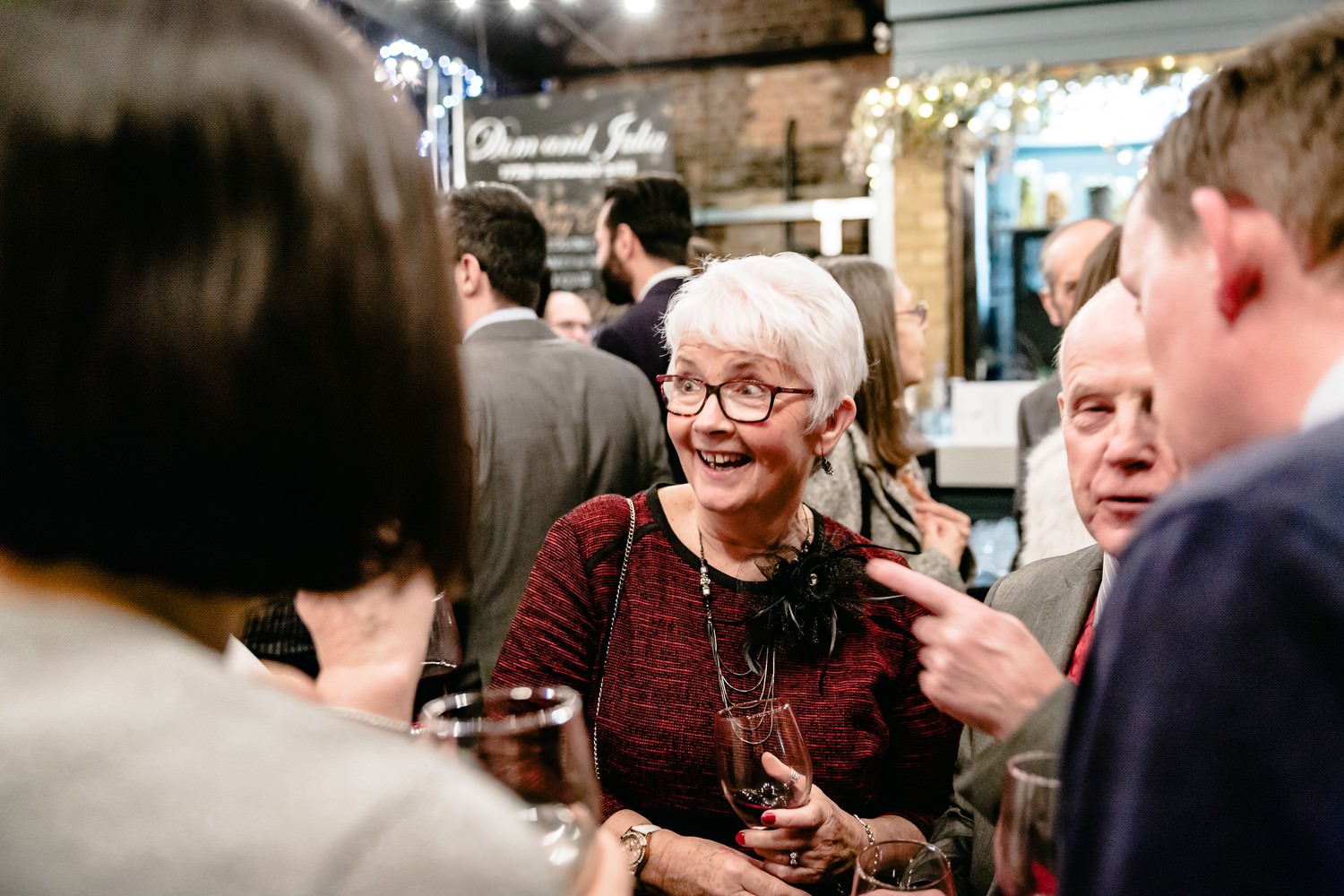 Relaxed pub wedding photography at Victoria Stakes, Muswell Hill, London