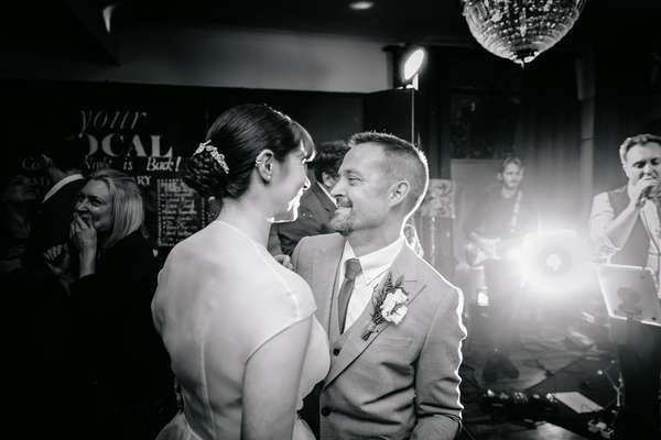 Relaxed pub wedding photography at Victoria Stakes, Muswell Hill, London