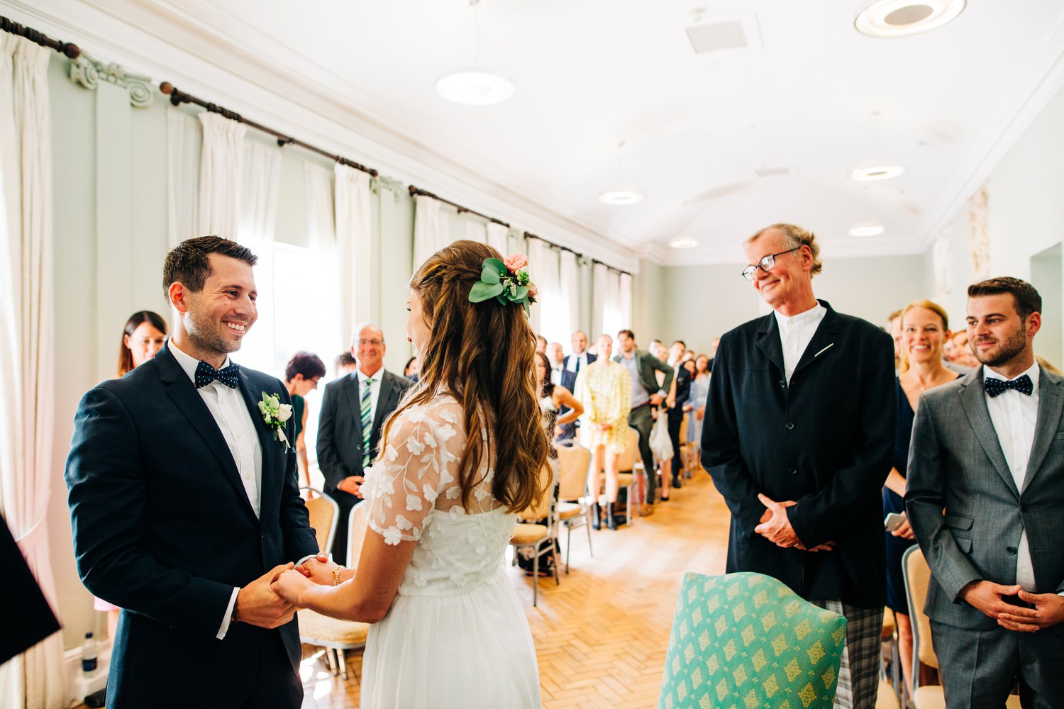 Relaxed pub wedding photography in Edinburgh