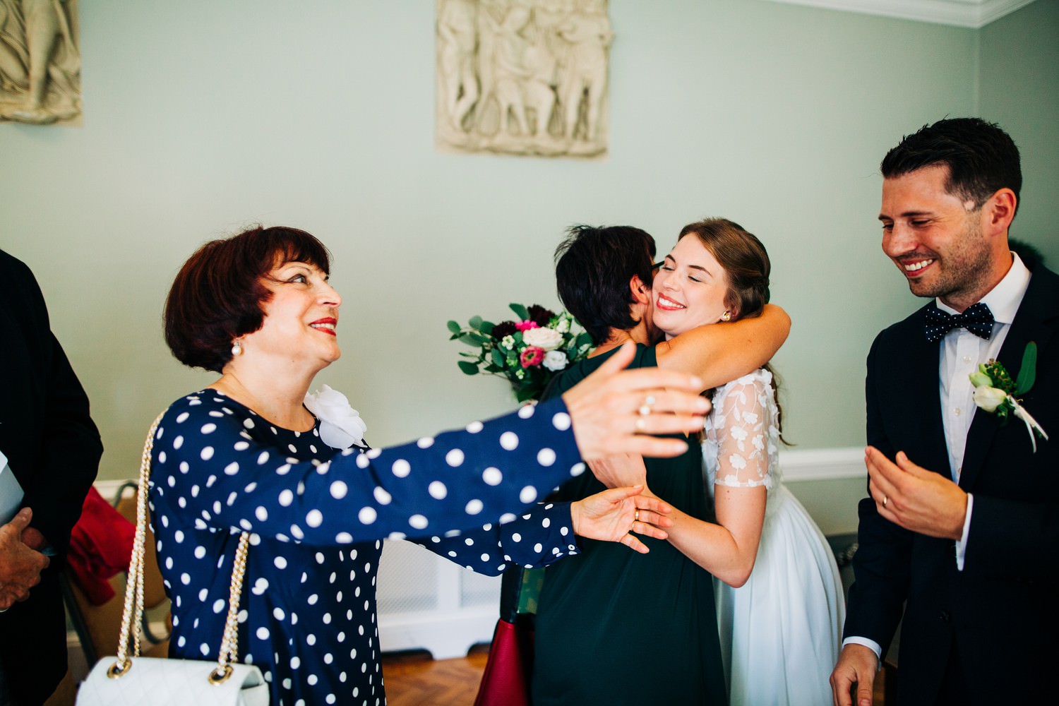 Relaxed pub wedding photography in Edinburgh