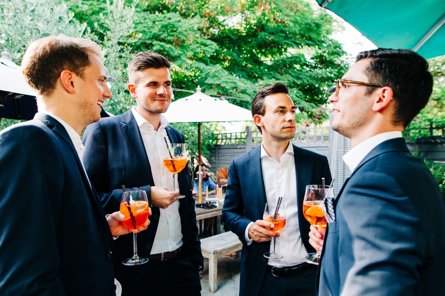 Relaxed pub wedding photography in Edinburgh