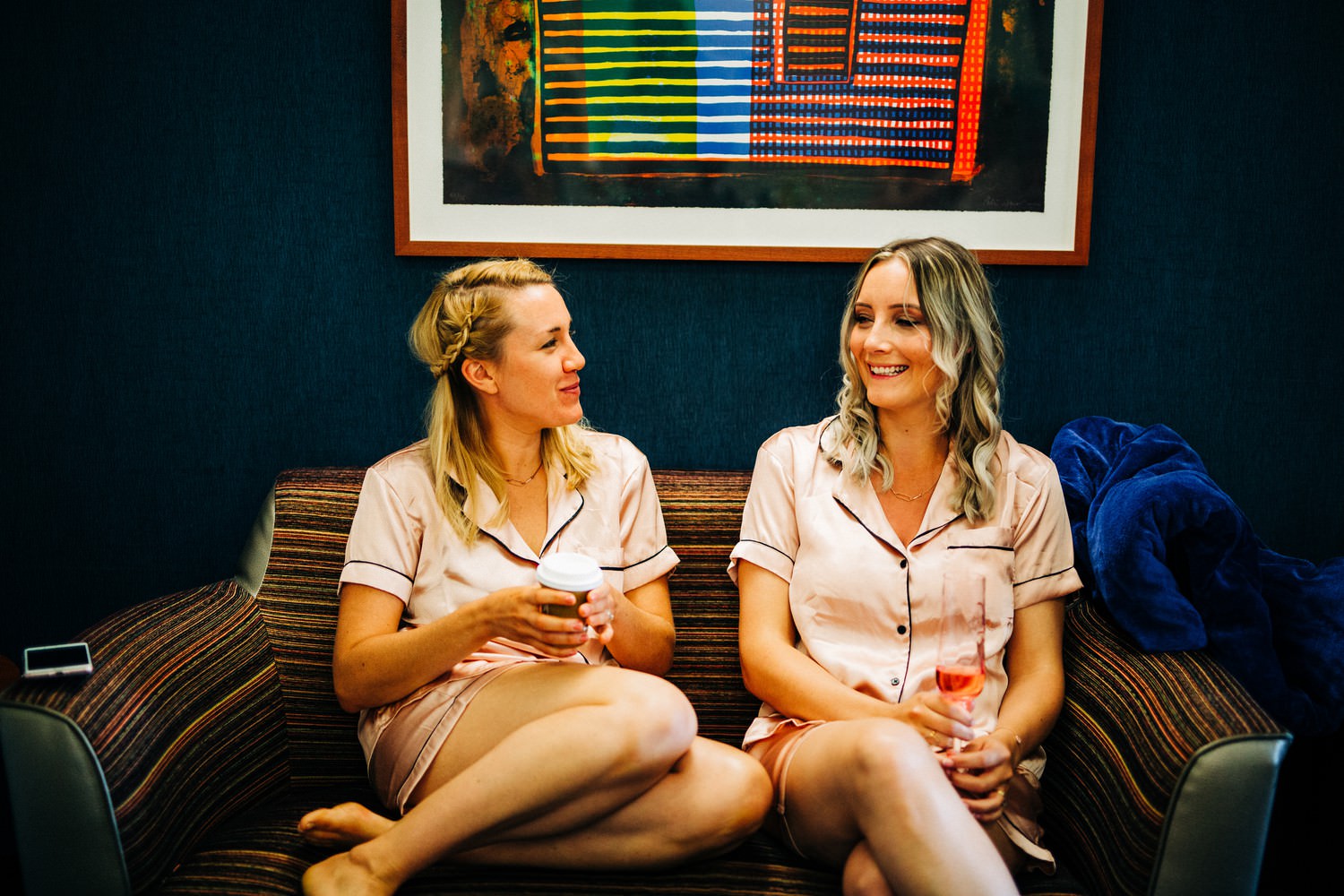 Relaxed pub wedding photography in Scotland