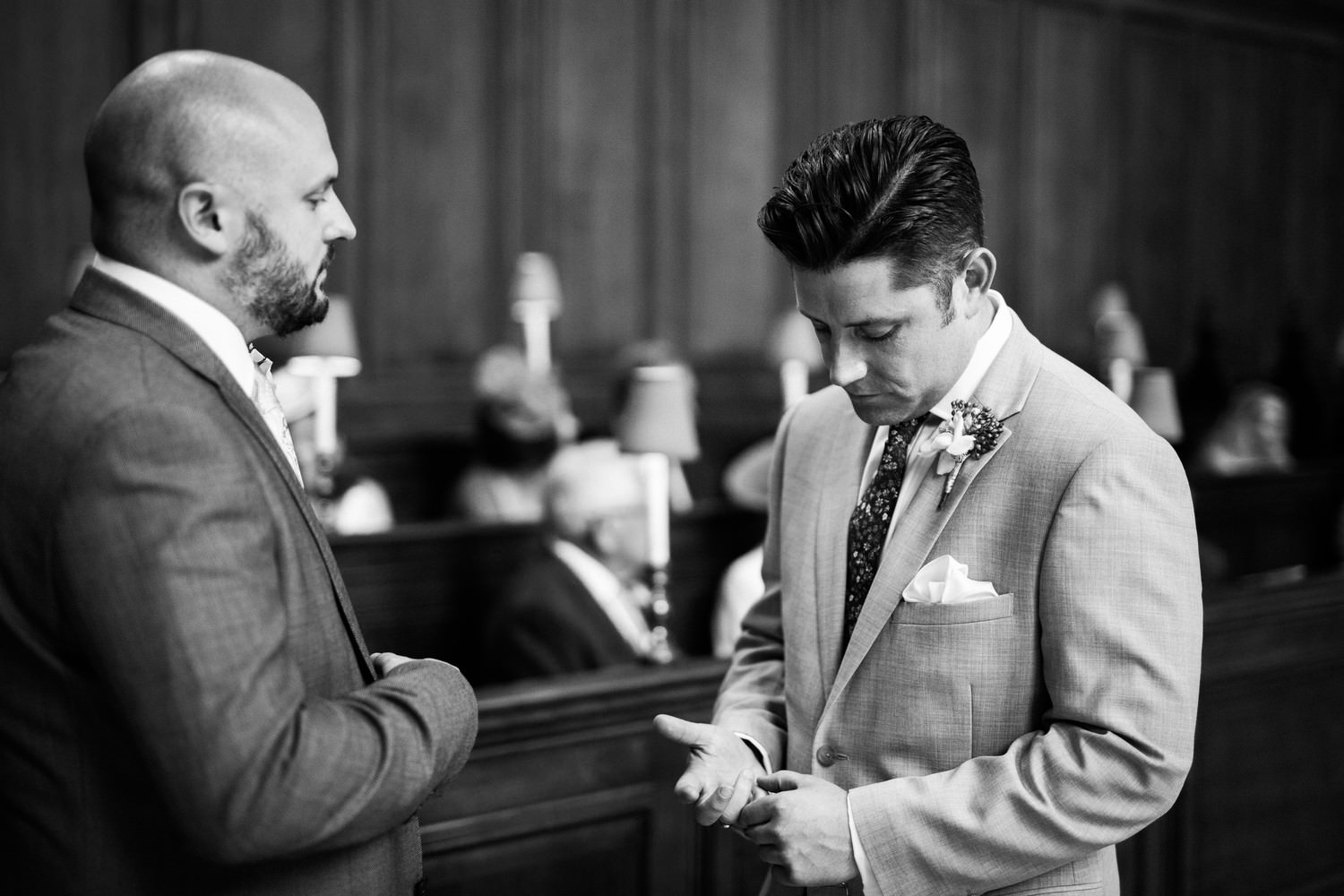 Relaxed pub wedding photography in Scotland