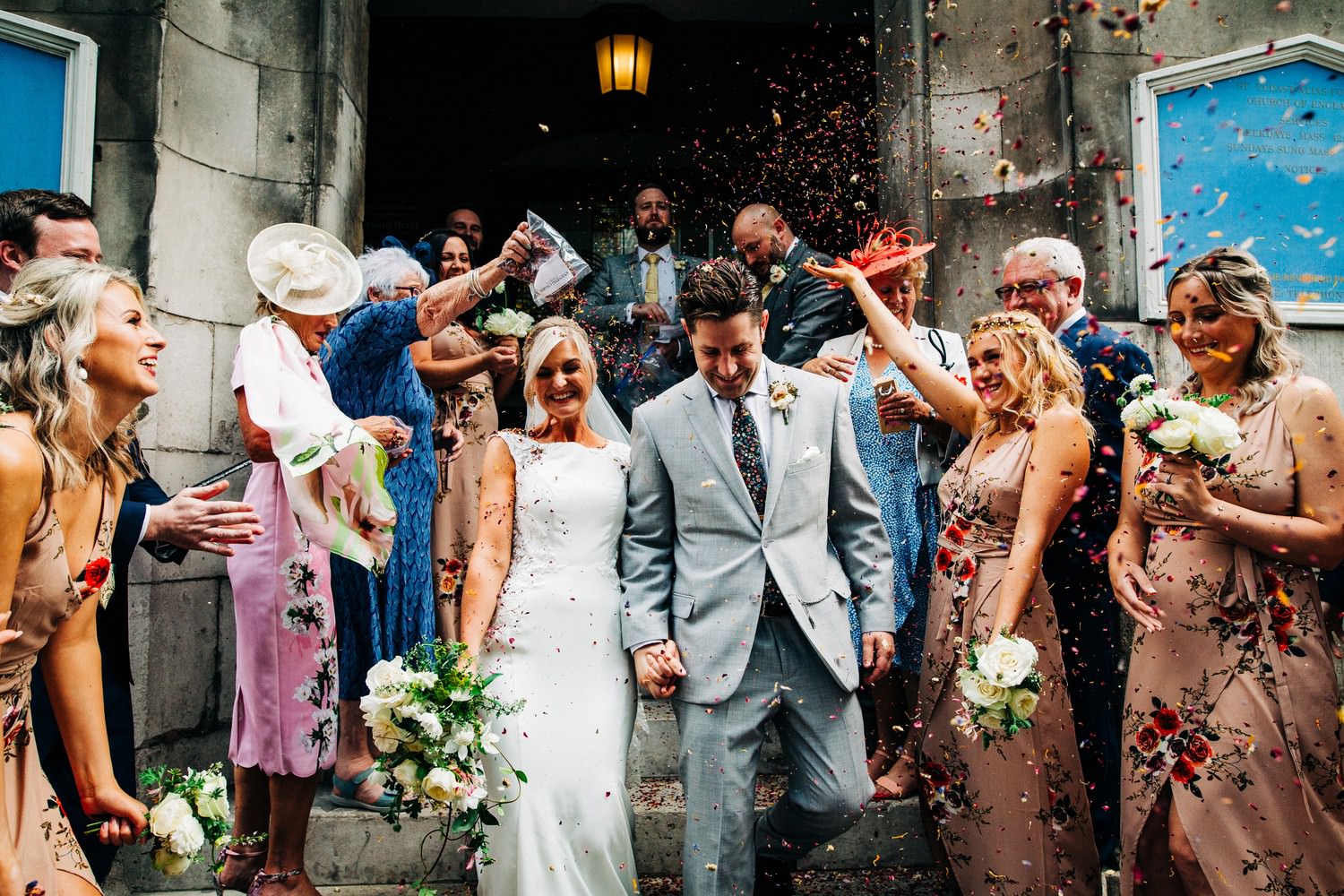Relaxed pub wedding photography in Scotland