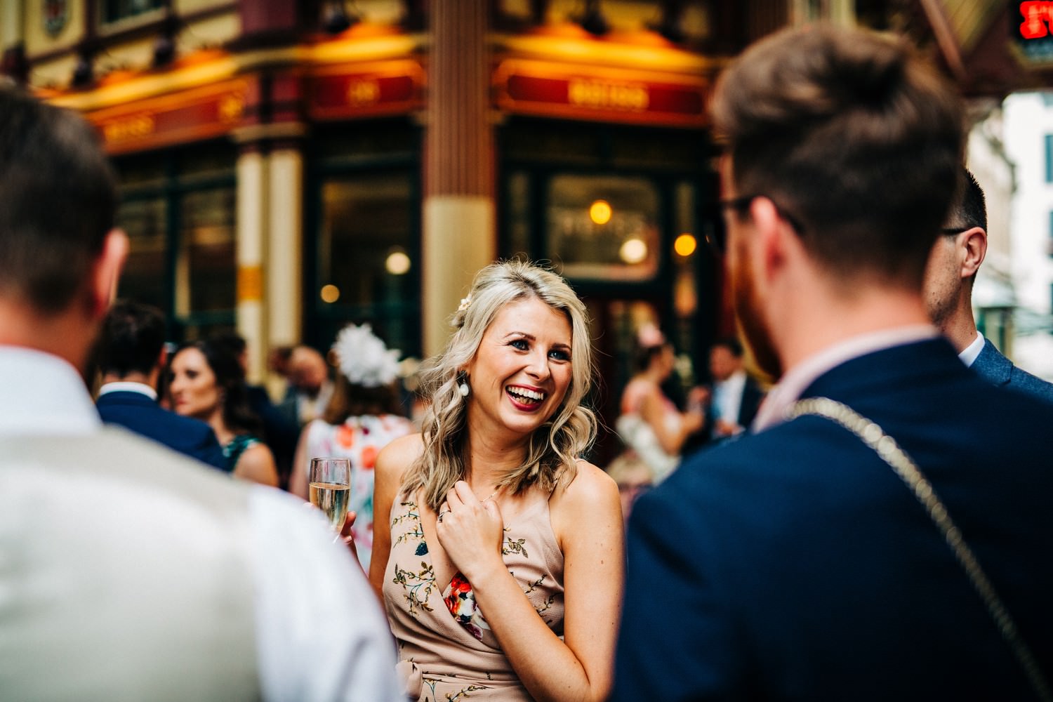 Relaxed pub wedding photography in Scotland