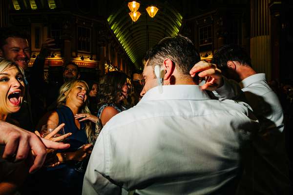 Relaxed pub wedding photography in Scotland